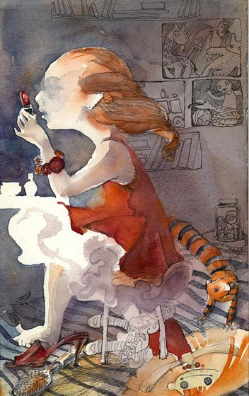 Иллюстрации: Mother's lipstick